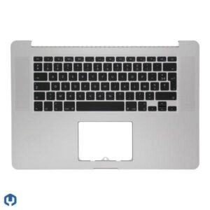 Clavier / topcase AZERTY MacBook Pro retina 15" A1398 2013 2014 - Reconditionné Grade 1