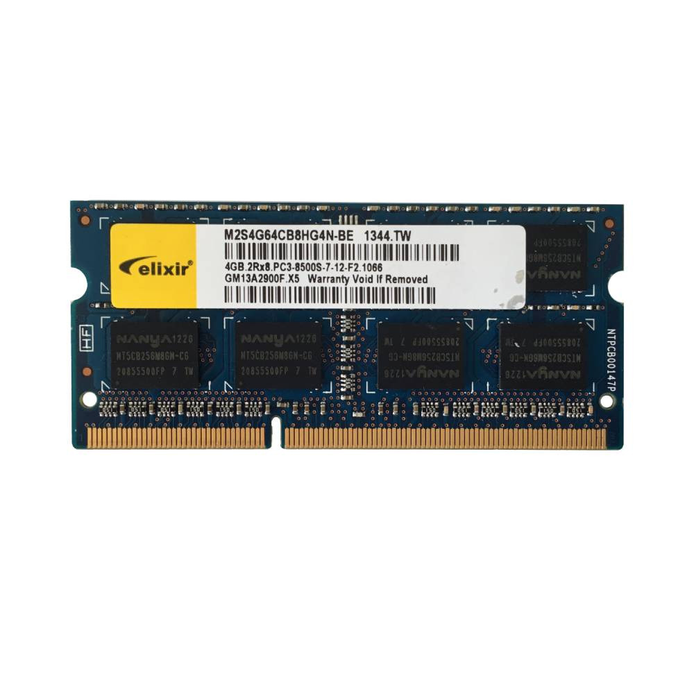Kit RAM 4 Go (2x2 Go) DDR3 1066 MHz Non-ECC - Pour Dell, HP, Lenovo, Testé, Occasion Mais Fonctionnel