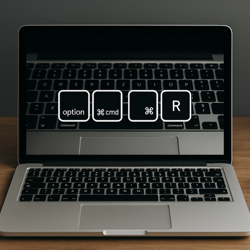 Réinitialiser PRAM SMC Mac